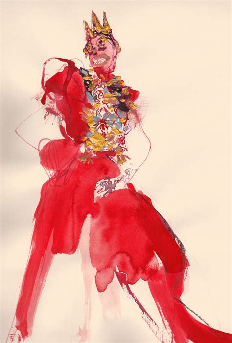 john galliano sketches.